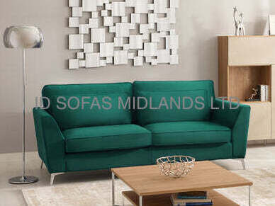 DEVA 3+2 SEATER IN EMERALD GREEN PLUSH