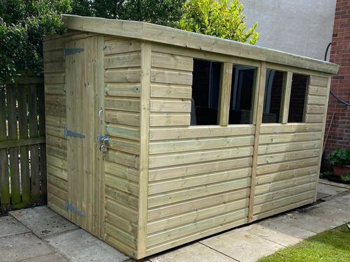 #P060 10x6 Pent Shed