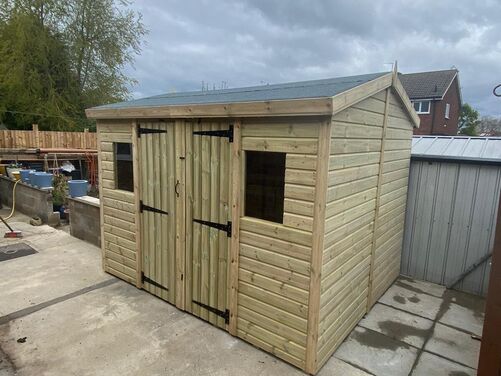 #A077 10x8 Apex Shed