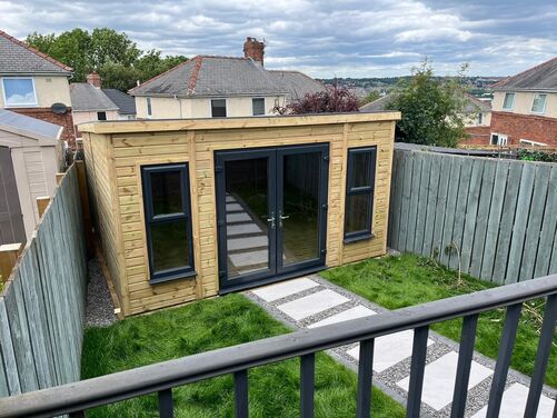 #PVC047 14x12 Pent Summer House