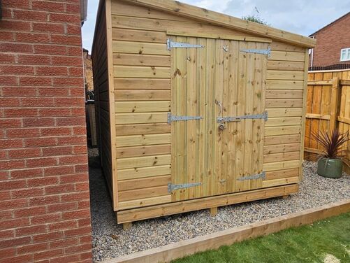 12x10 Pent Shed Workshop