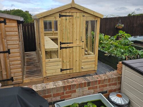 #A039 10x6 Apex Potting Shed