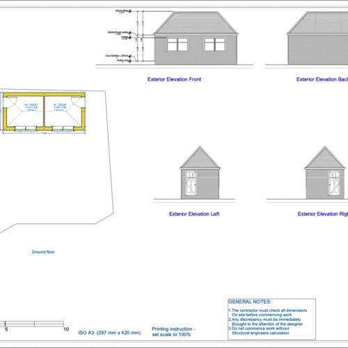 Former Public Convenience Malden Road Worcester Park (Planning)