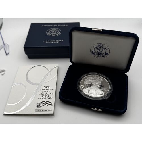 2008 silver proof one ounce American Eagle