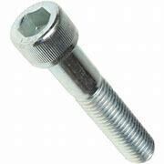 M6 X 55 SOCKET CAP HEAD BZP PART THREAD