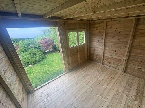 #P018 10x8 Pent Shed