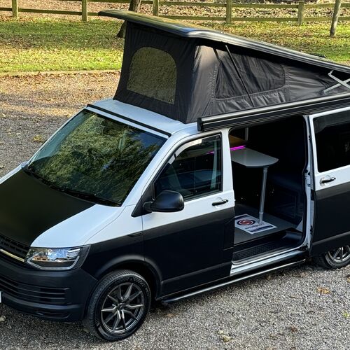 2016 VW T6 Camper Van 4 Berth 2.0 TDi T30 Black/White - Pro Conversion