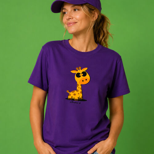 'Cute Giraffe' Adults T-Shirt