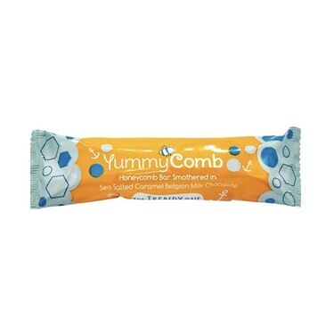 Yummycomb Honeycomb Sea Salted Caramel Belgium Milk Chocolate Bar 35g