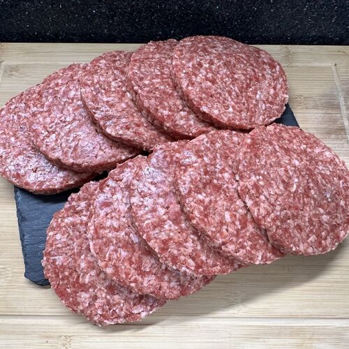 6oz steak burger x 10