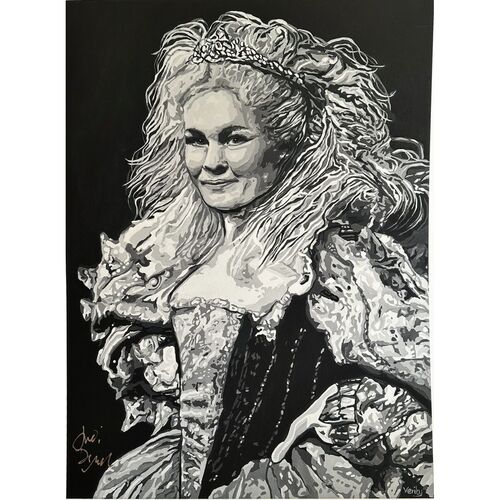 Dame Judi Dench Signed Print