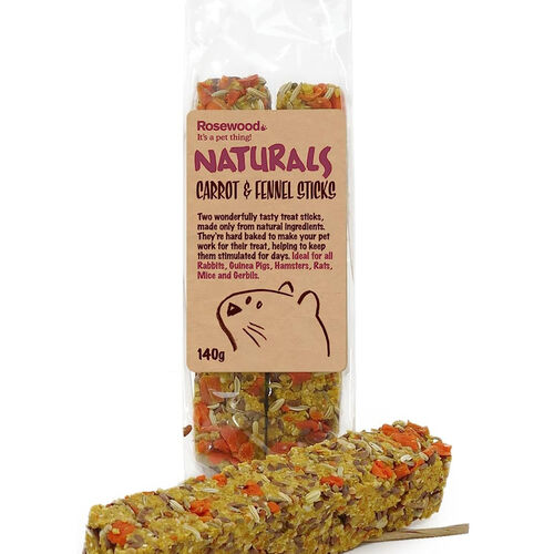 Rosewood Naturals Carrot & Fennel Sticks 140g