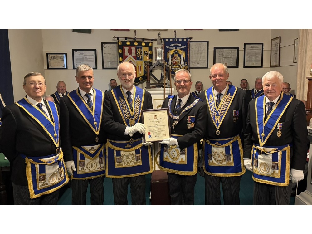 Celebrating 50 Years of Fidelity and Service to Freemasonry: W. Bro Geoffrey F W Isaac, PAGDC | Provincial Grand Lodge of Cornwall | How to become a Freemason in Cornwall | Freemasonry lodges near me Cornwall  | What is Freemasonry in Cornwall UK