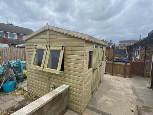 #A077 10x8 Apex Shed