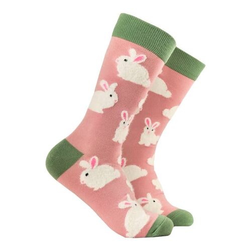 Fluffy Bunnies Socks by Soctopus