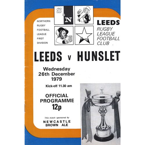 1979/80 Leeds v Hunslet (26/12/1979) Rugby League Programme