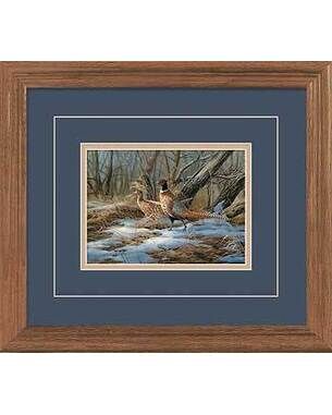 "Spring Thaw" Pheasants by American Artist Millette
