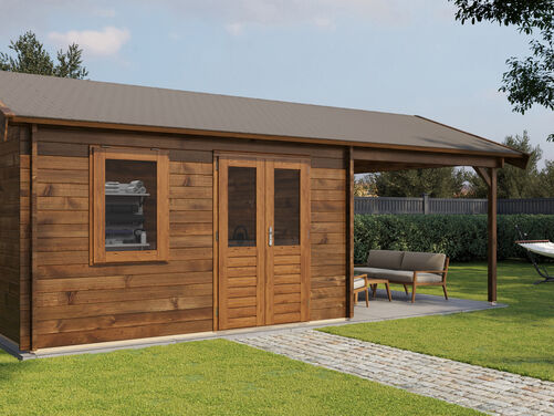 400cm x 400cm + 300cm Veranda