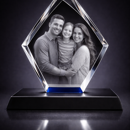 The Super Large 3D Jura Colour Iceberg Crystal