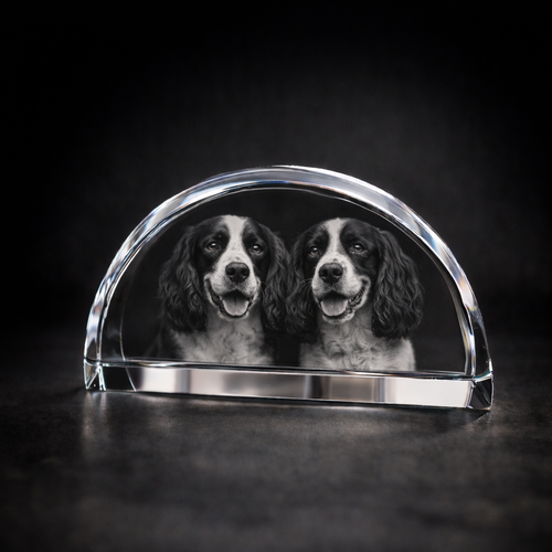 Nairn Half Moon 3D Crystal