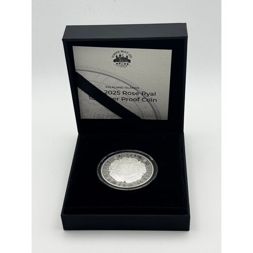 2025 Rose Ryal 1oz silver proof coins