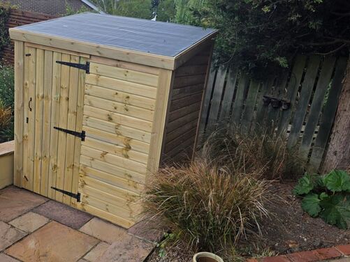 6x4 Pent Storage Shed
