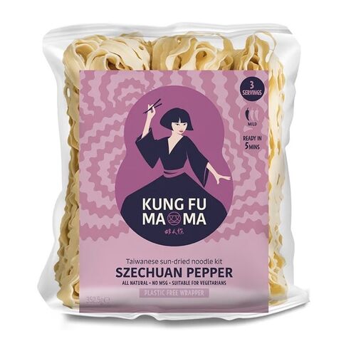 Kung Fu Mama Taiwanese Sun-Dried Noodle Kit (3 Servings)
