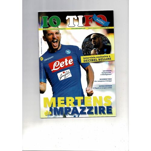 SSC Napoli v Manchester City Champions League Match Guide & Io Tifo Napoli Magazine 2017/18