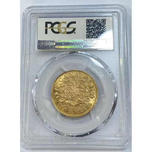 1914 gold $10 King George V coin