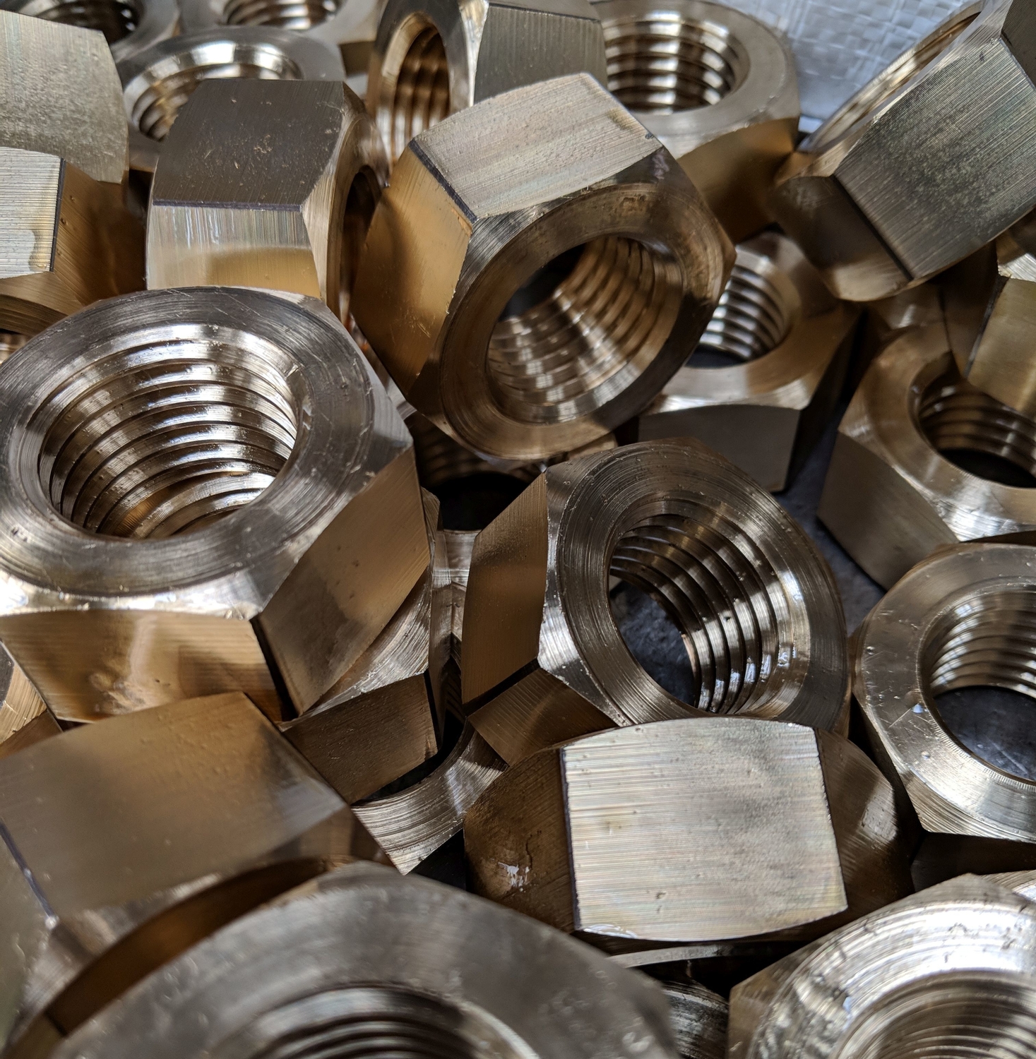 Phosphor Bronze Metric Nuts | Trojan Special Fasteners Ltd | Specialist Nuts Fasteners | Nuts Bolts Washers | Precision Polygon Turning | Fastener Manufacturer