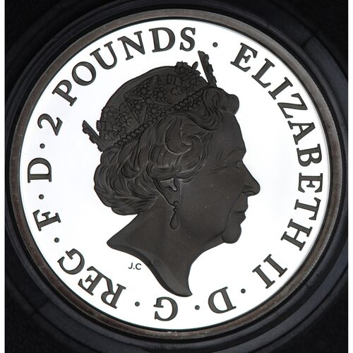 Queen beasts silver proof FDC 2021 ‘ The White Greyhound of Richmond’ coin