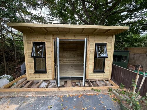 #PVC049 14x8 Pent Summer House