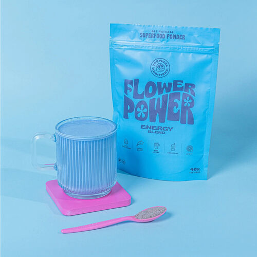 Natural Energy (Flower Power) Superfood Latte by Tropical Additions 200g (40 Servings)