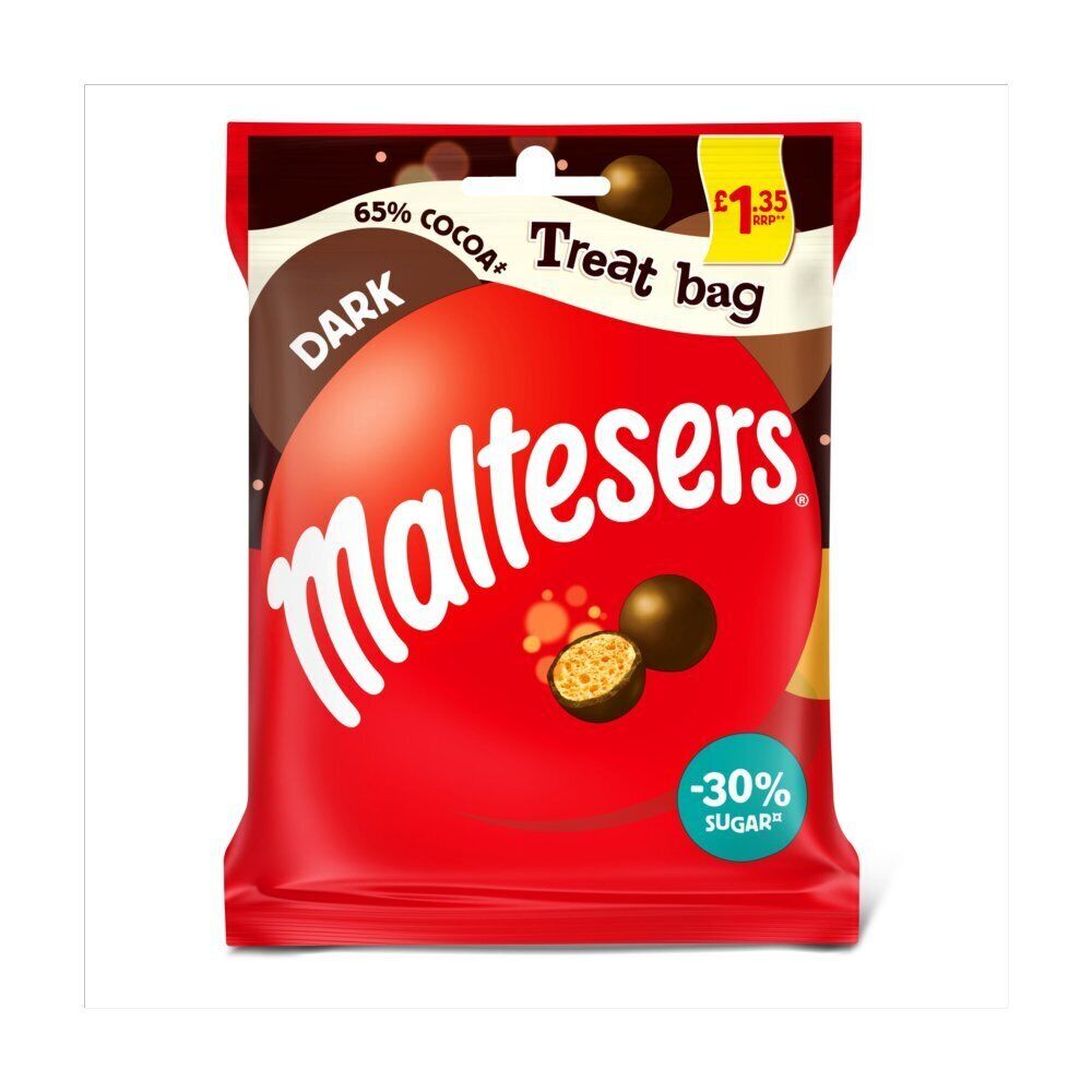 Maltesers Dark Chocolate & Honeycomb 65% Cocoa Treat Bag