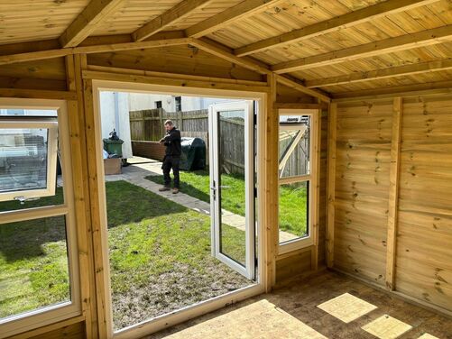 #PVC054 12x10 Apex Summer House