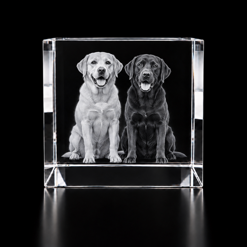 Exclusive GIGA 3D Crystal Block – 200 × 200 × 125 mm