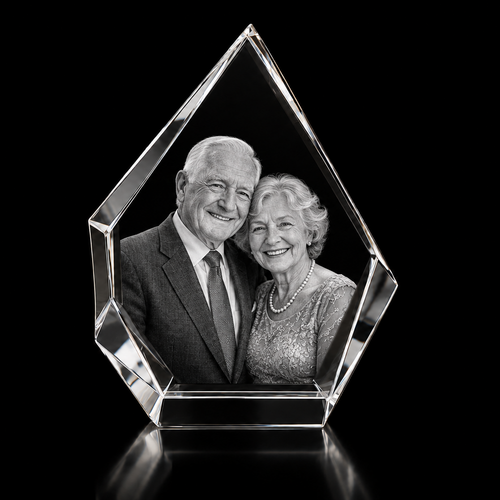 MEGA 3D Crystal Iceberg Photo Gift – 215 × 160 × 60 mm