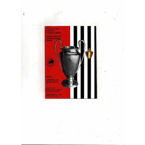 European Cup Final / Champions League Football Programmes