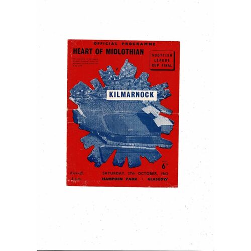 Scottish League Cup Final Football Programmes