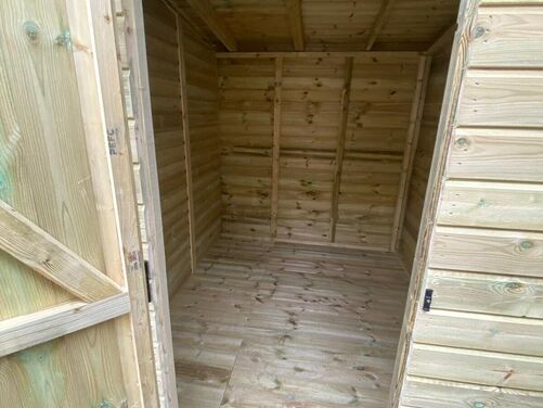 #P077 18x8 Pent Shed