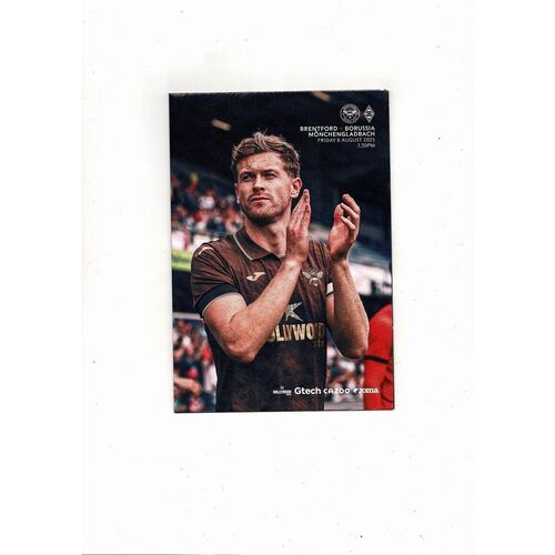 Brentford v Borussia Monchehgladbach Friendly Football Programme 2025/26