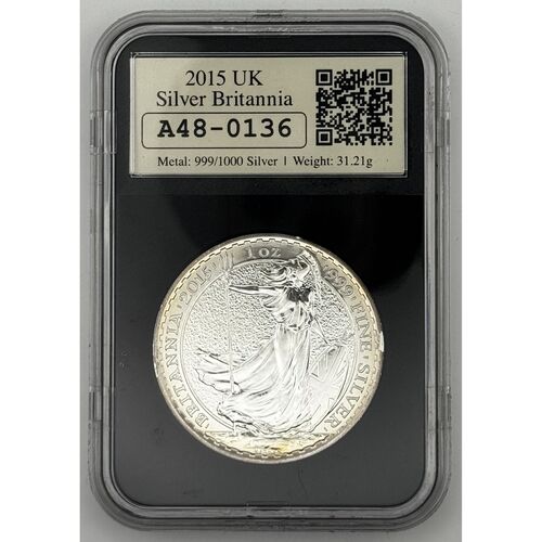 2015 Datestamp one ounce silver Britannia