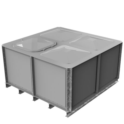 PW.2X2X1.IFB.AG - 4000 LITRE SECTIONAL WATER TANK, INTERNALLY FLANGED BASE (IFB)