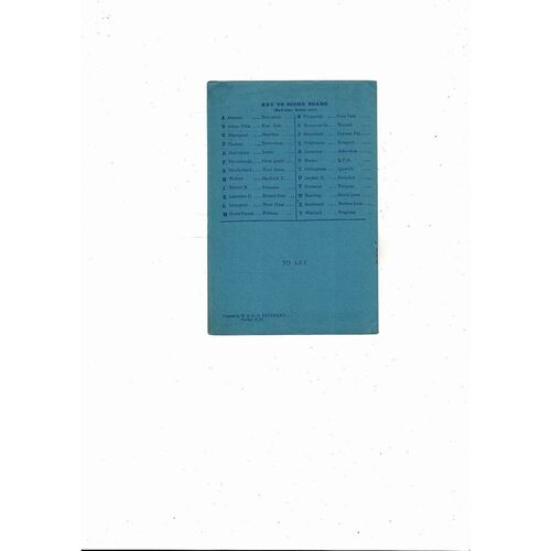 1955/56 Millwall v Shrewsbury Town Football Programme