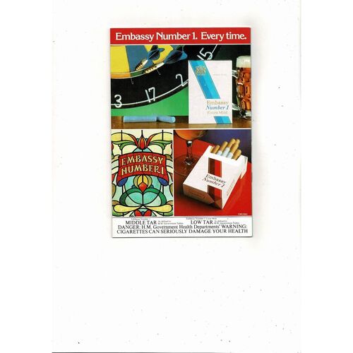 1981 England v Brazil Football Programme + Insert
