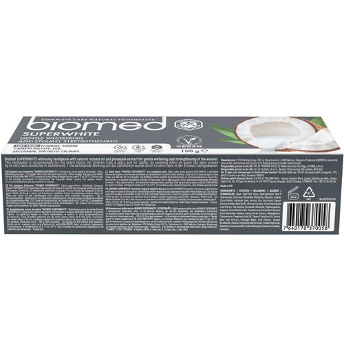Biomed Superwhite Complete Care Natural Toothpaste - Coconut 100g