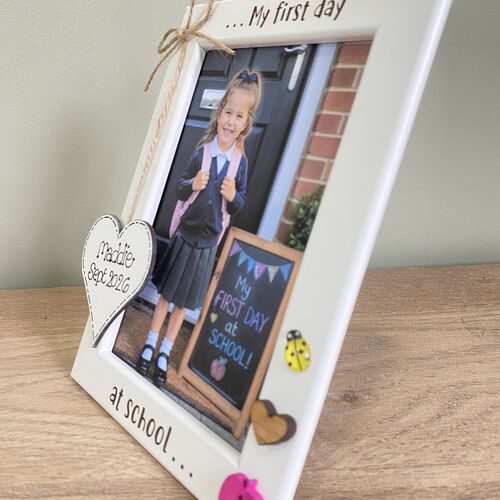 First Day at School Photo Frame