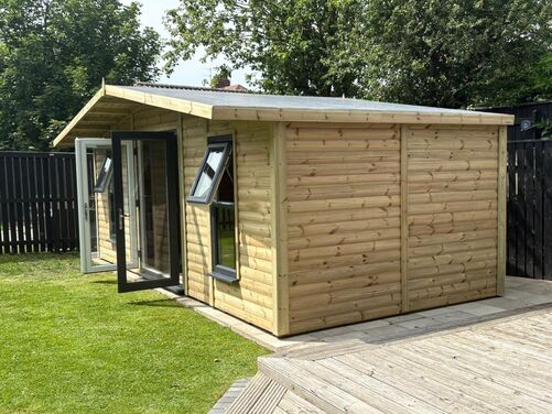 #PVC005 20x10 Apex Summer House
