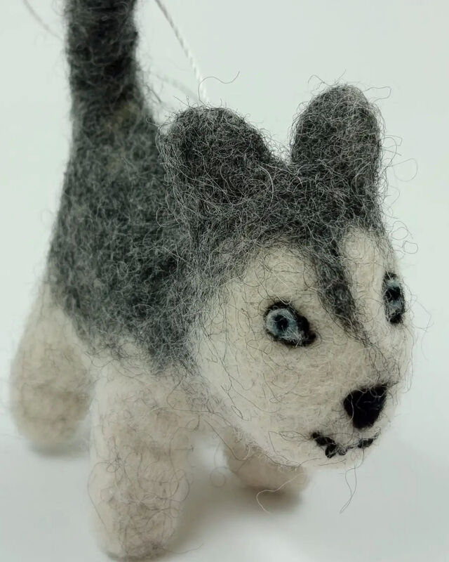 Siberian Husky Dog Keyring/ Ornaments