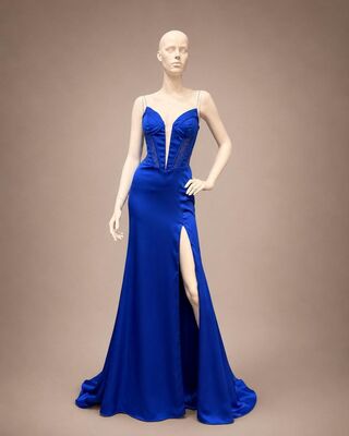 Royal blue Fitted | MiAmor Boutique | Prom Dresses Sutton Coldfield | Prom Dress Shop Birmingham | Evening Dresses Sutton Coldfield